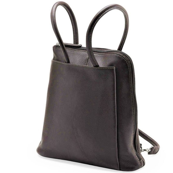 Clarks Handbags - Clarks Leather Convertible Backpack/Shoulder Purse